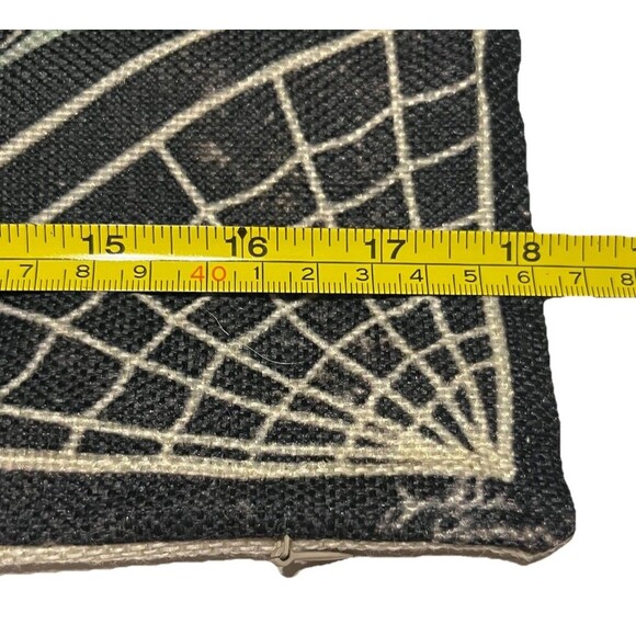 Halloween Keep It Creepy Pillow Cover Skeleton Black Cat Pumpkin Gothic Decor - Picture 5 of 6